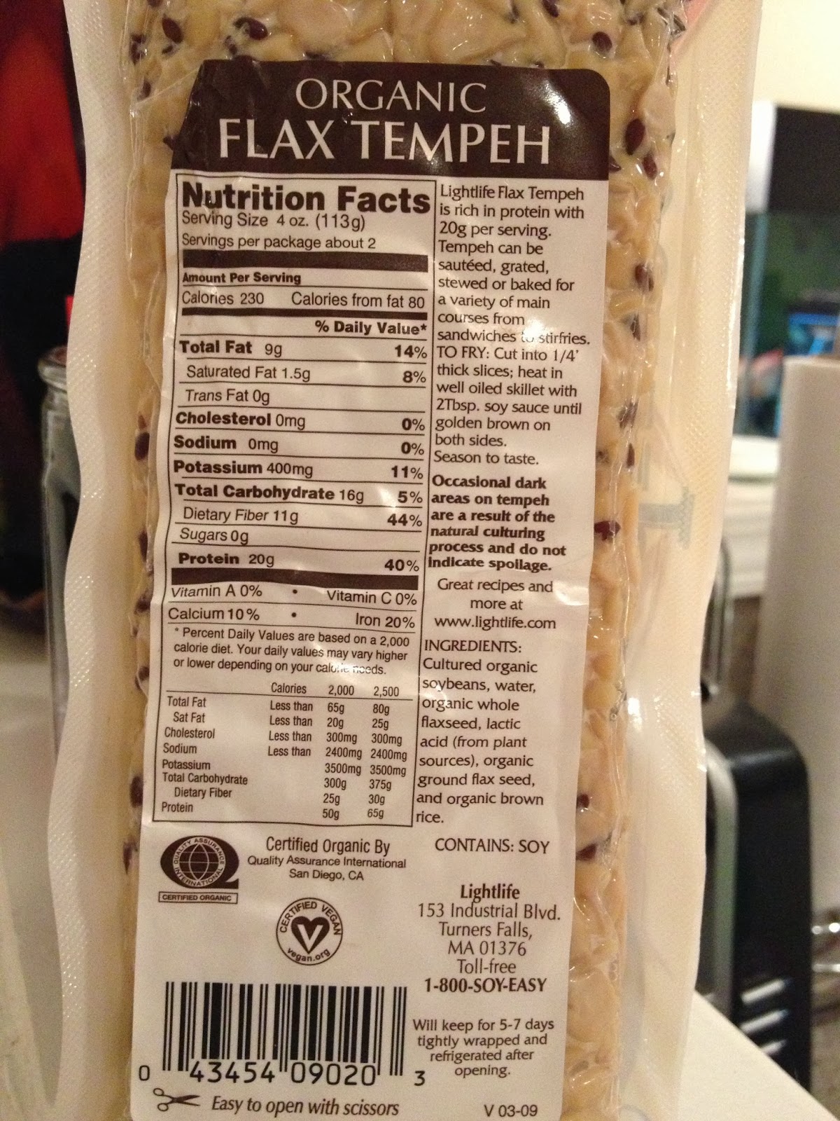 Tempeh stirfry with Basmati rice